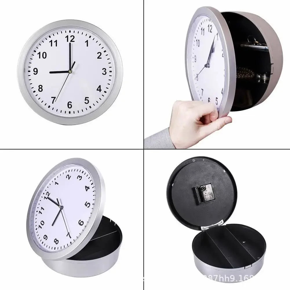 Hidden Safe Wall Clock Sight Secret Concealment Store Hide Cash Jewelry Keys Valueables Safe Box For Home Office Decoration Safe